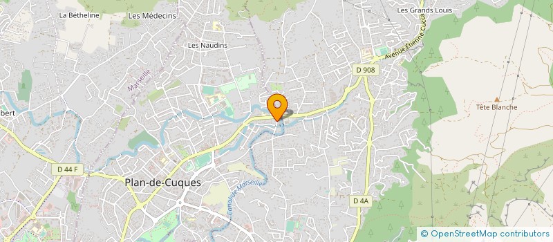 localisation de l'entreprise LIEN POUR TOUS à PLAN-DE-CUQUES