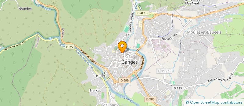 localisation de l'entreprise LIEN PSY à GANGES