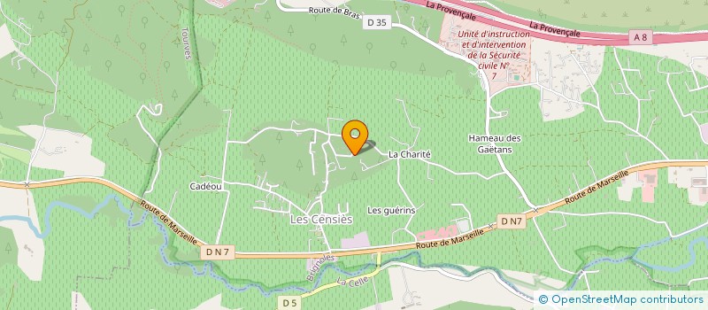 localisation de l'entreprise LIEN QUALITE à BRIGNOLES