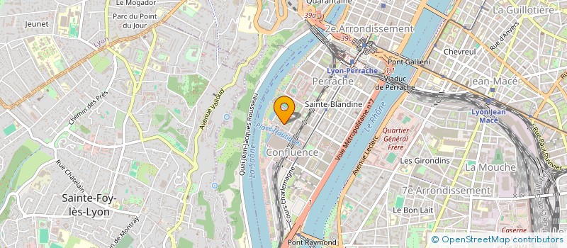 localisation de l'entreprise LIEN ROUGE à LYON