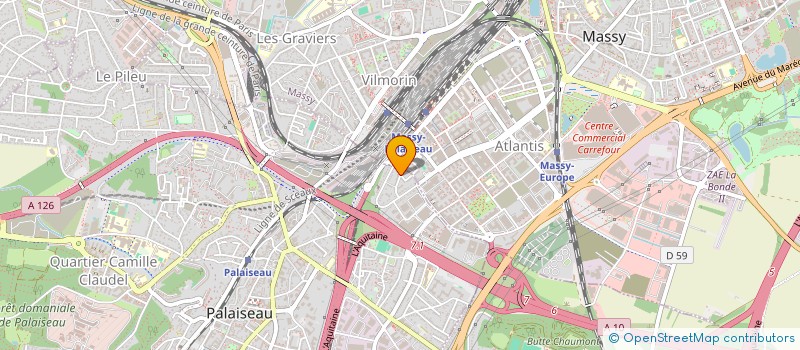localisation de l'entreprise LIEN SOCIAL ENTRE GENERATION à PALAISEAU