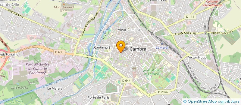 localisation de l'entreprise LIENARD COMEDIE  CAMBRAI