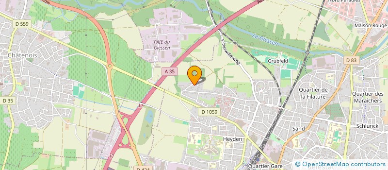 localisation de l'entreprise LIENHART CENTRAL OFFICE  SELESTAT