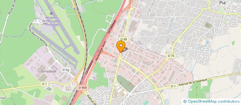 localisation de l'entreprise LIENHART SARL  PERPIGNAN