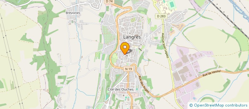 localisation de l'entreprise LIENS 52 à LANGRES