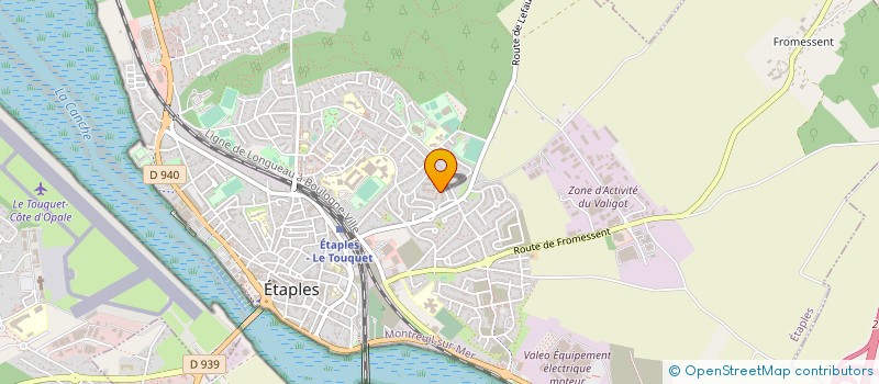 localisation de l'entreprise LIENS ET ACTIONS DES JEUNES à ETAPLES