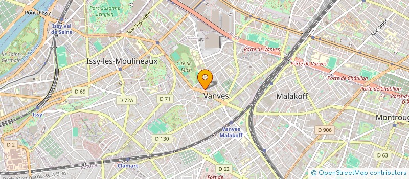localisation de l'entreprise LIENS ET CULTURES LATINES à VANVES