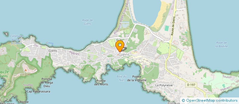 localisation de l'entreprise LIENS ET EQUILIBRE à HYERES