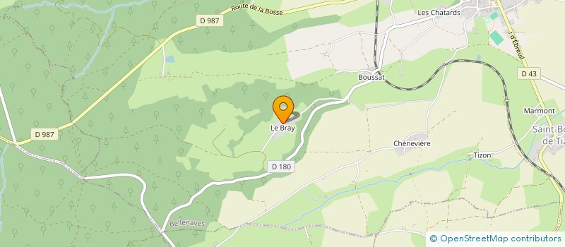 localisation de l'entreprise LIENS ET REUNIONS AMICALES à BELLENAVES