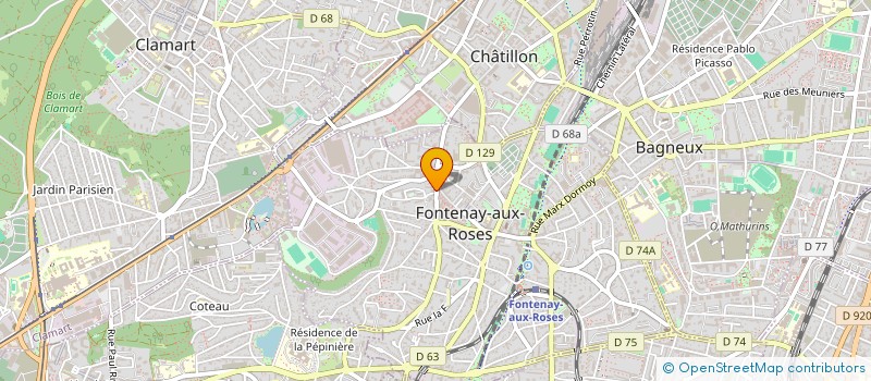 localisation de l'entreprise LIENS ETERNELS à FONTENAY-AUX-ROSES