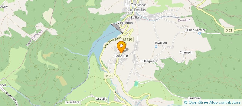 localisation de l'entreprise LIENS SONORES  SAINT-PAUL-EN-JAREZ