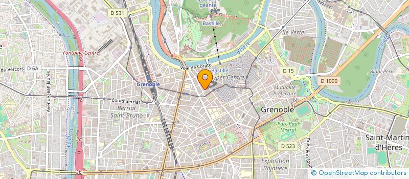 localisation de l'entreprise LIENZO à GRENOBLE