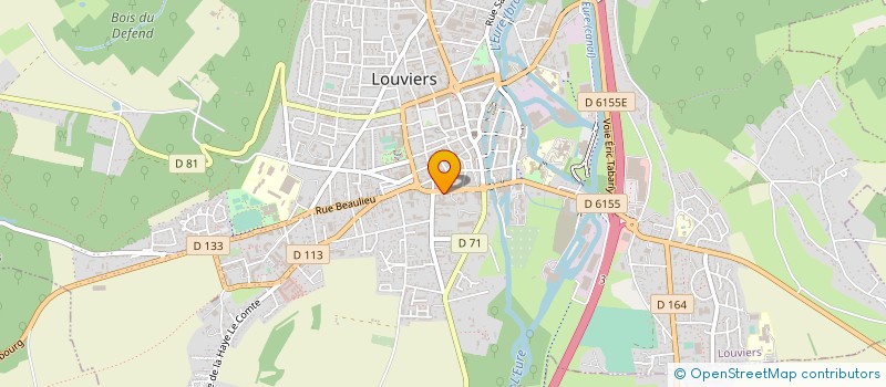 localisation de l'entreprise LIES à LOUVIERS