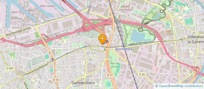 localisation de l'entreprise LIES DREAMS à GENNEVILLIERS