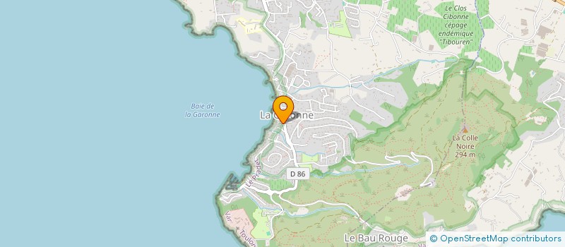 localisation de l'entreprise LIESMINA  LE PRADET