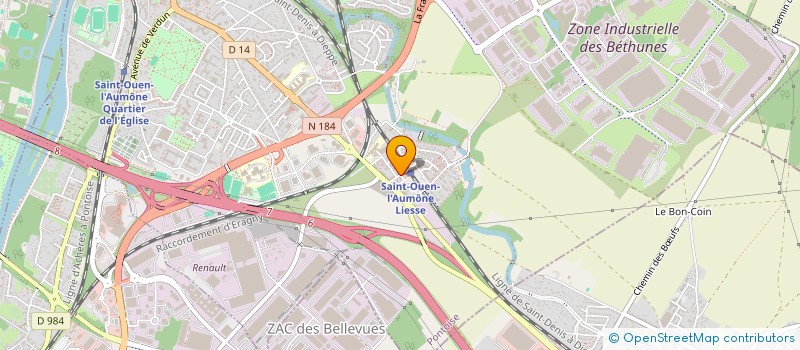 localisation de l'entreprise LIESSE RESTAURATION à SAINT-OUEN-L'AUMONE
