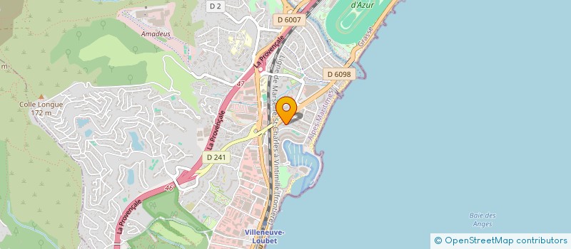 localisation de l'entreprise LIESTE  VILLENEUVE-LOUBET