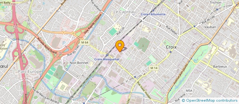 localisation de l'entreprise LIEU 1 à CROIX