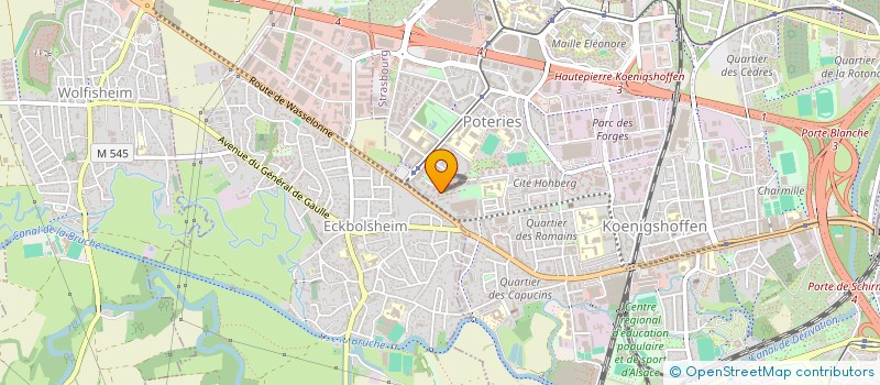 localisation de l'entreprise LIEU COMMUN HABITAT SOCIAL PARTICIPATIF à STRASBOURG