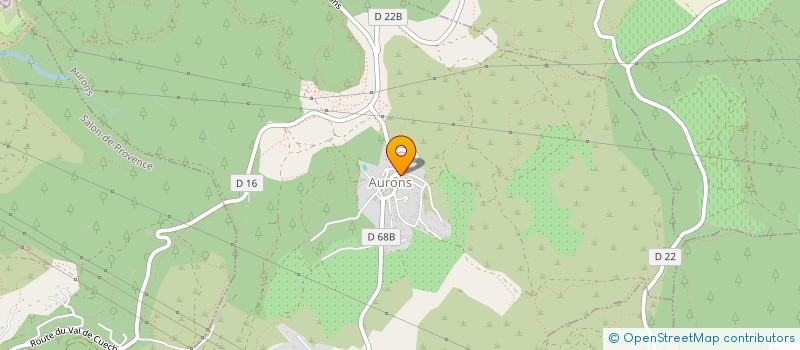localisation de l'entreprise LIEU D'ACCUEIL LA CHAMADE à AURONS
