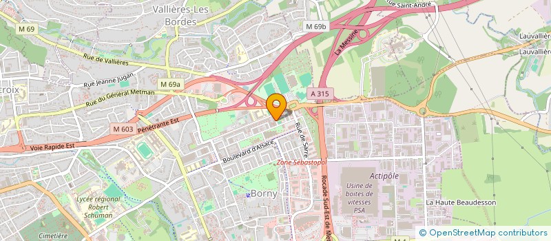 localisation de l'entreprise LIEU D'ACCUEIL PARENTS ENFANTS DE BORNY à METZ