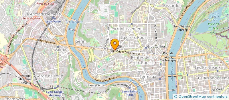 localisation de l'entreprise LIEU D'EXPOSITION EN VOIE DE DEPLACEMENT (LEVD) à LYON