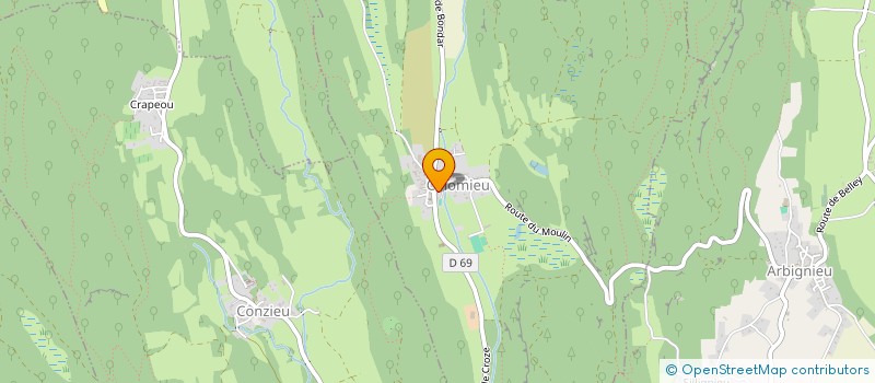 localisation de l'entreprise LIEU DE CULTE FRANCO-MAROCAIN  BELLEY