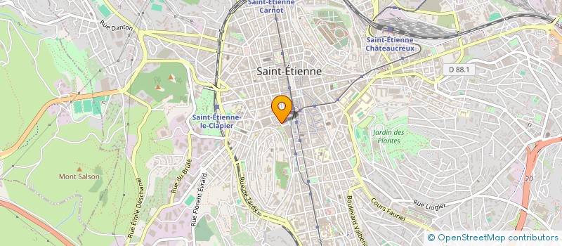 localisation de l'entreprise LIEU DE MEMOIRE SECONDE GUERRE MONDIALE à SAINT-ETIENNE