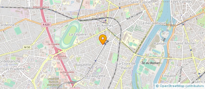 localisation de l'entreprise LIEU DE PRIERE ET D'ADORATION  TOULOUSE