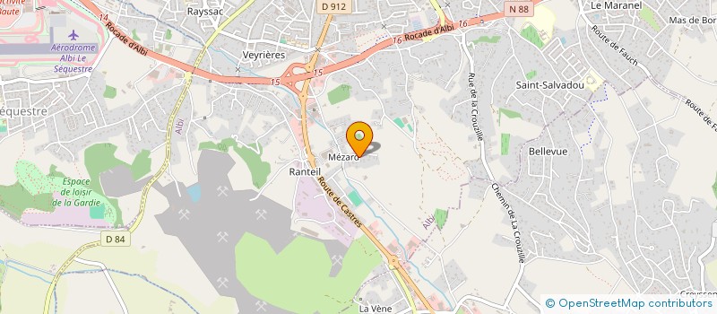 localisation de l'entreprise LIEU DE VIE ET D'ACCUEIL L'ESPEROU  ALBI