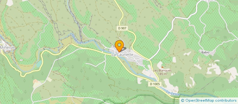localisation de l'entreprise LIEU DE VIE ET D'ACCUEIL LE CHATEAU à LA CAUNETTE