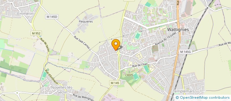 localisation de l'entreprise LIEU DE VIE LA GAILLARDE  WATTIGNIES