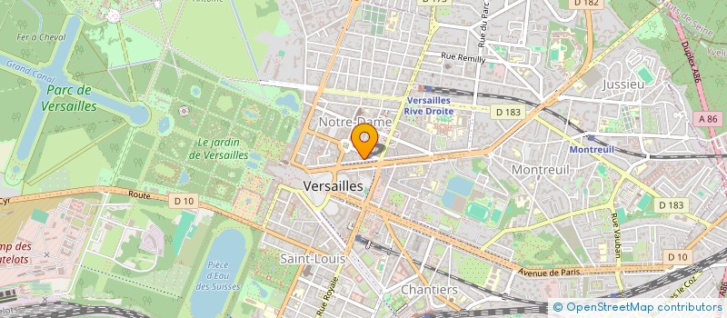 localisation de l'entreprise LIEU-DIT à VERSAILLES