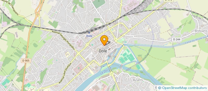 localisation de l'entreprise LIEU DIT à DOLE