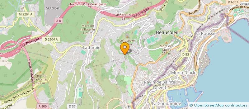 localisation de l'entreprise LIEU DOUX à LA TURBIE