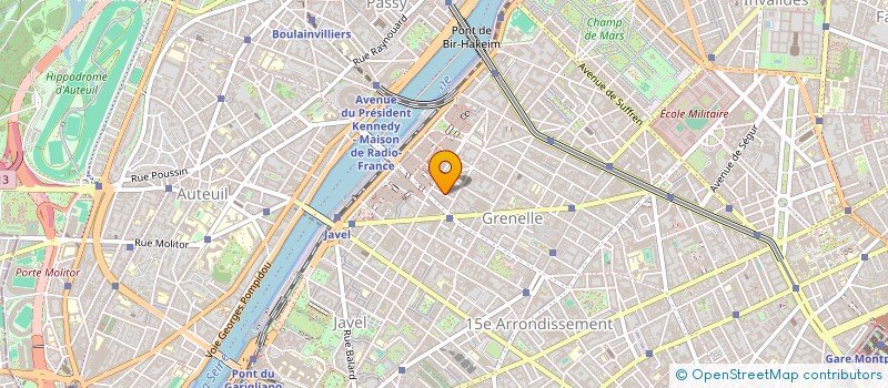 localisation de l'entreprise LIEU DU VIN BEAUGRENELLE  PARIS