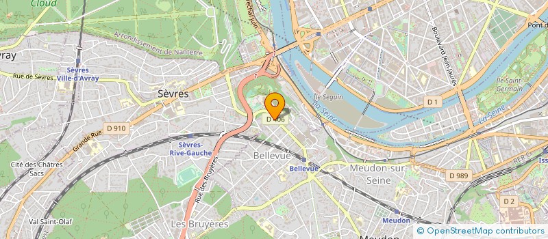 localisation de l'entreprise LIEU DU VIN PANTIN à MEUDON