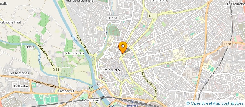 localisation de l'entreprise LIEU RESSOURCE DE BEZIERS à BEZIERS