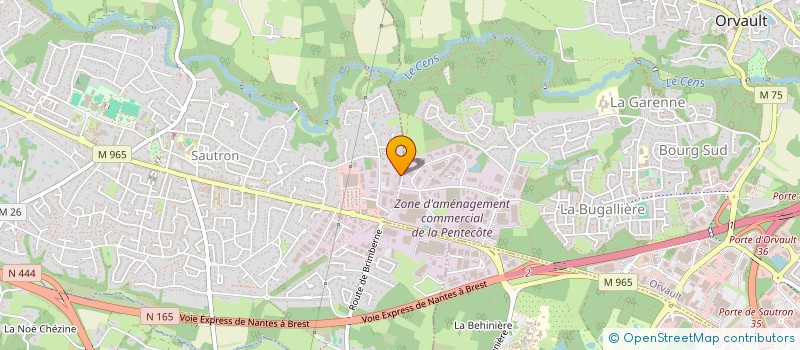 localisation de l'entreprise LIEU-SATTVA à SAUTRON