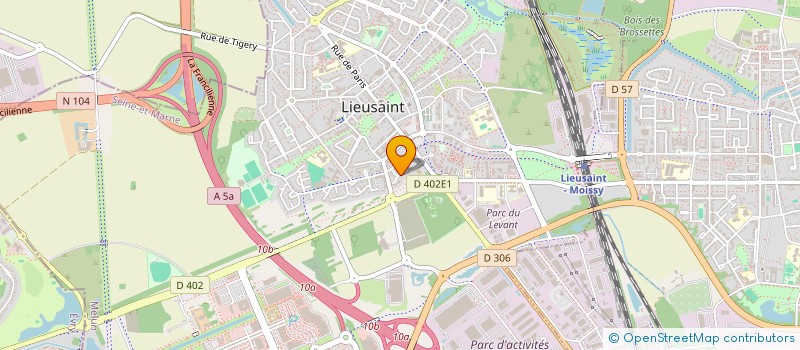 localisation de l'entreprise LIEUSAINT FACADE  LIEUSAINT