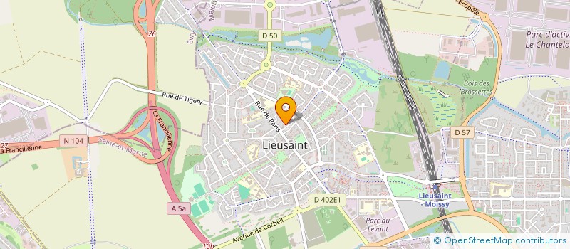 localisation de l'entreprise LIEUSAINT VIDEO  LIEUSAINT