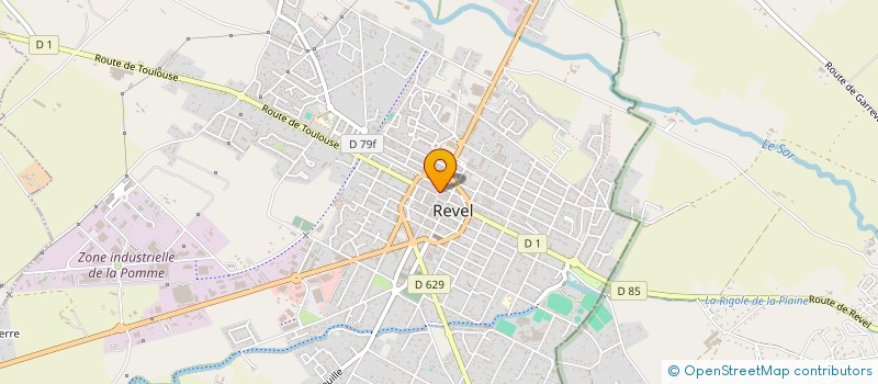 localisation de l'entreprise LIEUTENANT BARBIER  REVEL