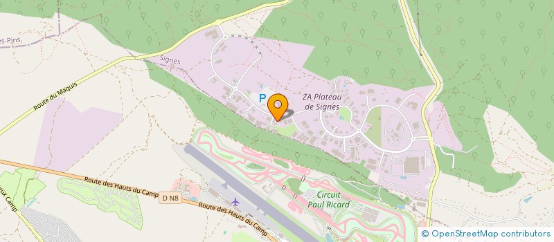 localisation de l'entreprise LIEUTENANT DAN  SIGNES