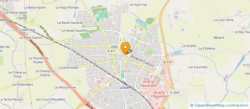 localisation de l'entreprise LIEUTENANT TROCHET  JANZE