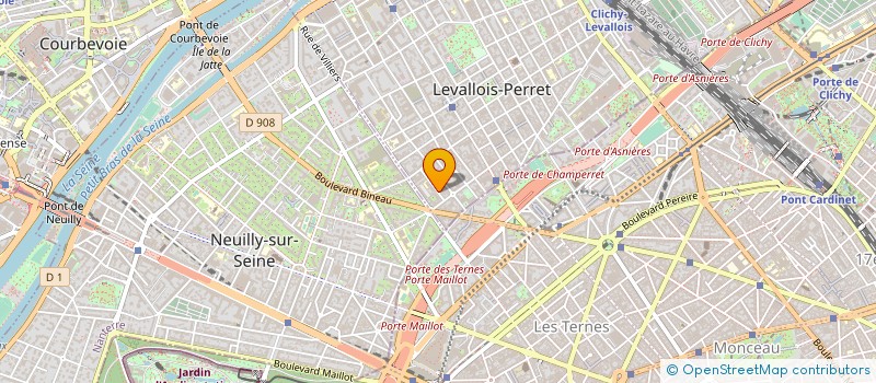 localisation de l'entreprise LIEUX A VIVRE à LEVALLOIS-PERRET