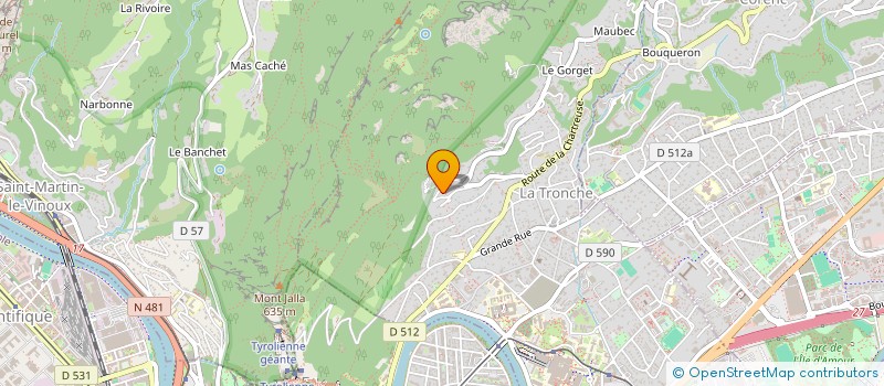 localisation de l'entreprise LIEUX COMME UN  LA TRONCHE