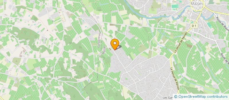 localisation de l'entreprise LIEUX D'ACCUEIL POURJEUNES EN DIFFICULTE à MAZAN