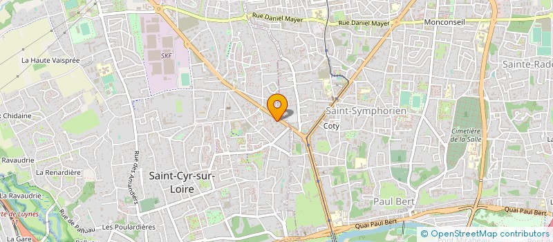 localisation de l'entreprise LIEUX D'ECHANGES TRANSGENERATIONNEL SOCIAL ET COOPERATIF  SAINT-CYR-SUR-LOIRE