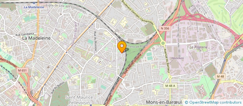 localisation de l'entreprise LIEUX D'ETRE à MARCQ-EN-BARŒUL