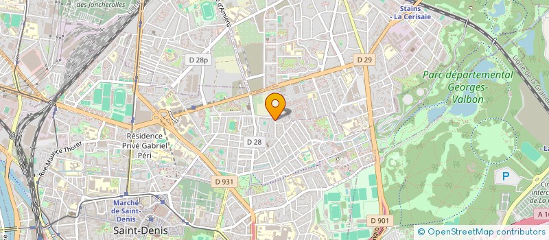 localisation de l'entreprise LIEUX DE PARADIS à SAINT-DENIS